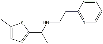  [1-(5-methylthiophen-2-yl)ethyl][2-(pyridin-2-yl)ethyl]amine