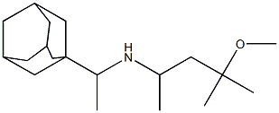 [1-(adamantan-1-yl)ethyl](4-methoxy-4-methylpentan-2-yl)amine Structure