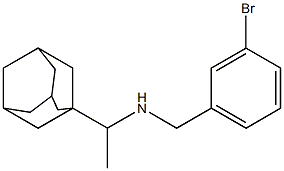 [1-(adamantan-1-yl)ethyl][(3-bromophenyl)methyl]amine Struktur