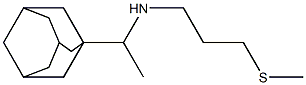 [1-(adamantan-1-yl)ethyl][3-(methylsulfanyl)propyl]amine Struktur