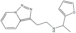 [1-(furan-2-yl)ethyl](2-{[1,2,4]triazolo[3,4-a]pyridin-3-yl}ethyl)amine Structure