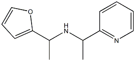 [1-(furan-2-yl)ethyl][1-(pyridin-2-yl)ethyl]amine,,结构式