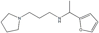 [1-(furan-2-yl)ethyl][3-(pyrrolidin-1-yl)propyl]amine 化学構造式
