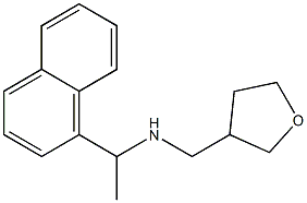 [1-(naphthalen-1-yl)ethyl](oxolan-3-ylmethyl)amine Structure