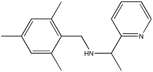 [1-(pyridin-2-yl)ethyl][(2,4,6-trimethylphenyl)methyl]amine Structure