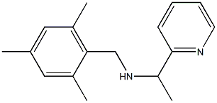 [1-(pyridin-2-yl)ethyl][(2,4,6-trimethylphenyl)methyl]amine 化学構造式