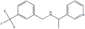 [1-(pyridin-3-yl)ethyl]({[3-(trifluoromethyl)phenyl]methyl})amine