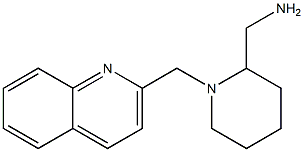 [1-(quinolin-2-ylmethyl)piperidin-2-yl]methanamine 结构式