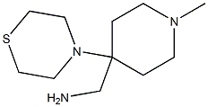  [1-methyl-4-(thiomorpholin-4-yl)piperidin-4-yl]methanamine