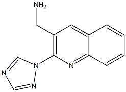 [2-(1H-1,2,4-triazol-1-yl)quinolin-3-yl]methanamine|