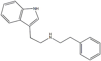 [2-(1H-indol-3-yl)ethyl](2-phenylethyl)amine 结构式