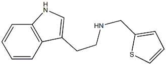 [2-(1H-indol-3-yl)ethyl](thiophen-2-ylmethyl)amine Struktur