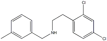 [2-(2,4-dichlorophenyl)ethyl][(3-methylphenyl)methyl]amine Struktur