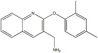 [2-(2,4-dimethylphenoxy)quinolin-3-yl]methanamine