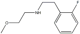 [2-(2-fluorophenyl)ethyl](2-methoxyethyl)amine Structure