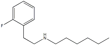 [2-(2-fluorophenyl)ethyl](hexyl)amine Structure