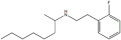 [2-(2-fluorophenyl)ethyl](octan-2-yl)amine Structure