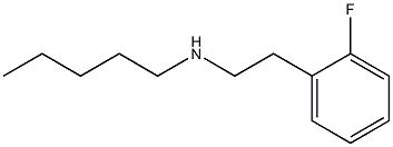 [2-(2-fluorophenyl)ethyl](pentyl)amine,,结构式