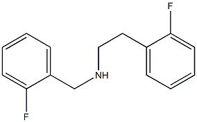 [2-(2-fluorophenyl)ethyl][(2-fluorophenyl)methyl]amine,,结构式