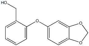 [2-(2H-1,3-benzodioxol-5-yloxy)phenyl]methanol 结构式