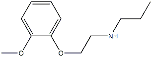 [2-(2-methoxyphenoxy)ethyl](propyl)amine Structure