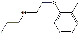 [2-(2-methylphenoxy)ethyl](propyl)amine Structure