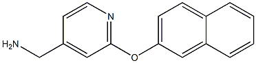 [2-(2-naphthyloxy)pyridin-4-yl]methylamine Structure