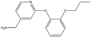 [2-(2-propoxyphenoxy)pyridin-4-yl]methanamine Structure