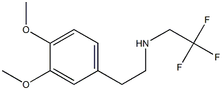 [2-(3,4-dimethoxyphenyl)ethyl](2,2,2-trifluoroethyl)amine Struktur