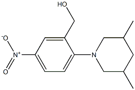  [2-(3,5-dimethylpiperidin-1-yl)-5-nitrophenyl]methanol