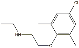 [2-(4-chloro-2,6-dimethylphenoxy)ethyl](ethyl)amine,,结构式