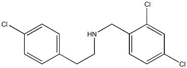 [2-(4-chlorophenyl)ethyl][(2,4-dichlorophenyl)methyl]amine Struktur