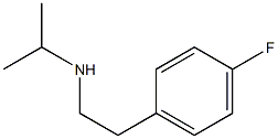 [2-(4-fluorophenyl)ethyl](propan-2-yl)amine Struktur