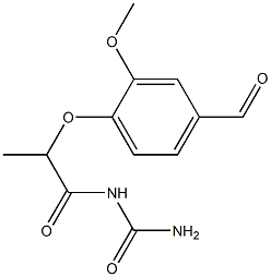 [2-(4-formyl-2-methoxyphenoxy)propanoyl]urea