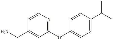 [2-(4-isopropylphenoxy)pyridin-4-yl]methylamine