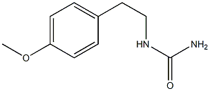 [2-(4-methoxyphenyl)ethyl]urea Structure