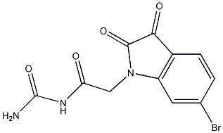 [2-(6-bromo-2,3-dioxo-2,3-dihydro-1H-indol-1-yl)acetyl]urea