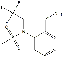 [2-(aminomethyl)phenyl]-N-(2,2,2-trifluoroethyl)methanesulfonamide Structure