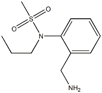 [2-(aminomethyl)phenyl]-N-propylmethanesulfonamide