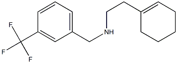 [2-(cyclohex-1-en-1-yl)ethyl]({[3-(trifluoromethyl)phenyl]methyl})amine 结构式