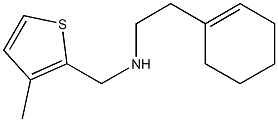 [2-(cyclohex-1-en-1-yl)ethyl][(3-methylthiophen-2-yl)methyl]amine Struktur