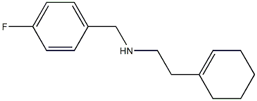 [2-(cyclohex-1-en-1-yl)ethyl][(4-fluorophenyl)methyl]amine|