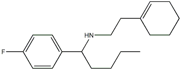 [2-(cyclohex-1-en-1-yl)ethyl][1-(4-fluorophenyl)pentyl]amine
