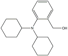 [2-(dicyclohexylamino)phenyl]methanol 化学構造式