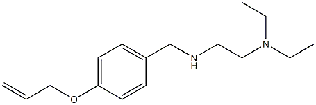 [2-(diethylamino)ethyl]({[4-(prop-2-en-1-yloxy)phenyl]methyl})amine Structure
