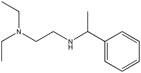 [2-(diethylamino)ethyl](1-phenylethyl)amine,,结构式