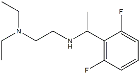 [2-(diethylamino)ethyl][1-(2,6-difluorophenyl)ethyl]amine|