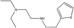[2-(diethylamino)ethyl][2-(thiophen-2-yl)ethyl]amine Struktur