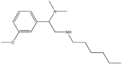 [2-(dimethylamino)-2-(3-methoxyphenyl)ethyl](hexyl)amine
