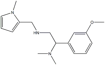 [2-(dimethylamino)-2-(3-methoxyphenyl)ethyl][(1-methyl-1H-pyrrol-2-yl)methyl]amine